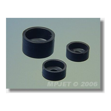 1415 Miska pro šroub M5 Černý 10 ks