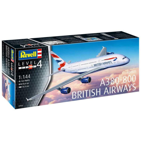 Plastic ModelKit letadlo 03922 - A380-800 British Airways (1:144)