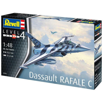 Plastic ModelKit letadlo 03901 - Dassault Rafale C (1:48)