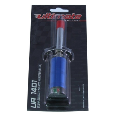 Žhavítko s měřákem + 1800mAh aku (modré)