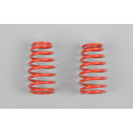Pružiny tlumičů soudkové 2,8mm, červené, 2ks.