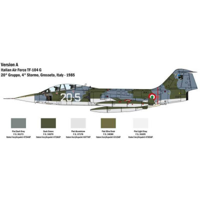 Model Kit letadlo 2509 - TF-104 G Starfighter (1:32)