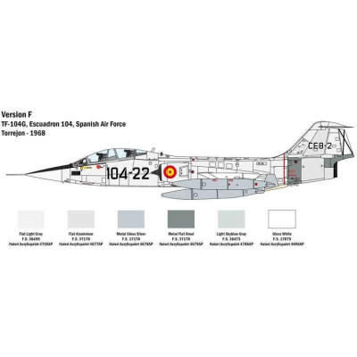 Model Kit letadlo 2509 - TF-104 G Starfighter (1:32)