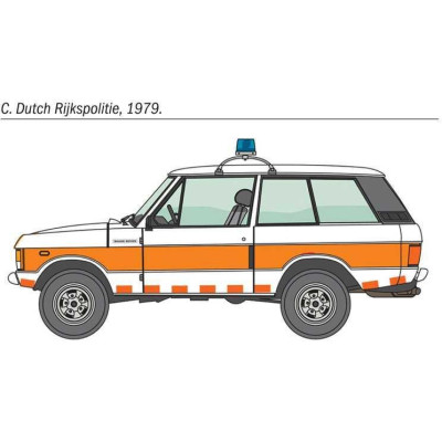 Model Kit auto 3661 - Police Range Rover (1:24)