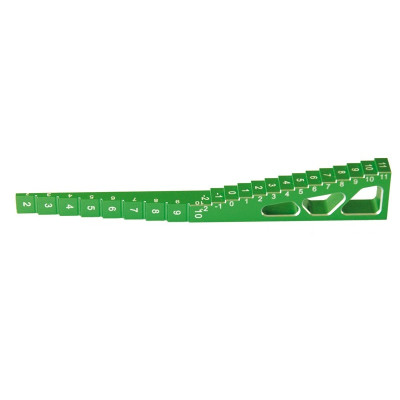 Měřidlo světlé výšky 0 mm do 11 mm ( schodový po 1 mm ) + blok pod šasi 1/10 a 1/8