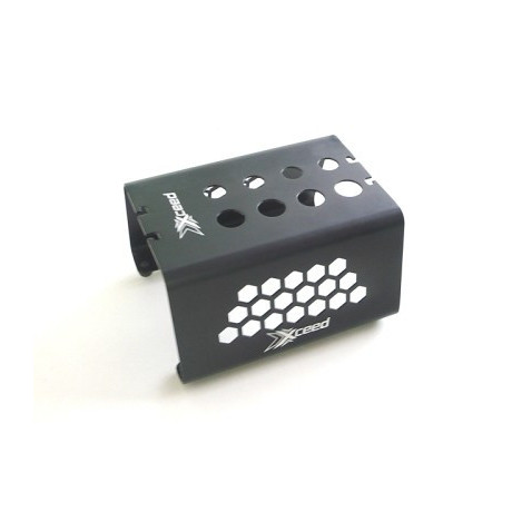 Car-stojánek alu černý s mech. protiskluz. proužky pro 1/10 a 1/8 Buggy a Truggy podvozky