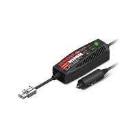 Traxxas 12 V-os gyorstöltő autós csatlakozóval. Automatikus és 2 A töltőáram. 5-6 NiMH cellához tervezve.