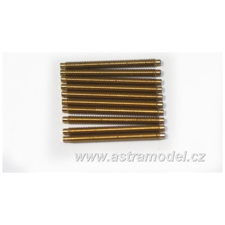 Závitová tyč mosaz M2x25 (10)