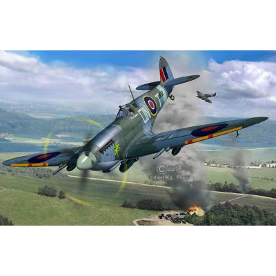 Plastic ModelKit letadlo 03927 - Spitfire Mk.IXC (1:32)