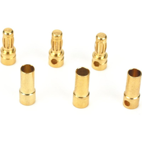 Zlacené konektory 3.5mm (3páry)