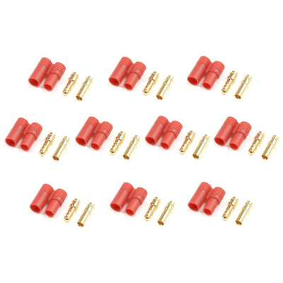 Konektor zlacený 3.5mm s plastovým krytem (5 párů)