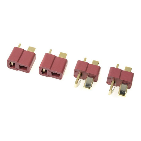 Konektor zlacený Deans (2 páry)