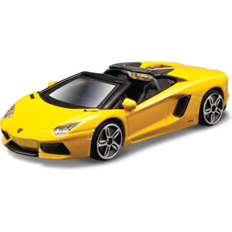 Bburago Aventador LP 700-4 Roadster 1:43 žlutá