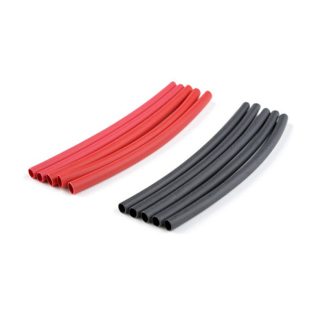 Smršťovací bužírka 2.4mm červená + černá (10)