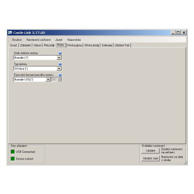 Castle motor 1410 3800ot/V 3.17mm senzored, reg. Sidewinder 4