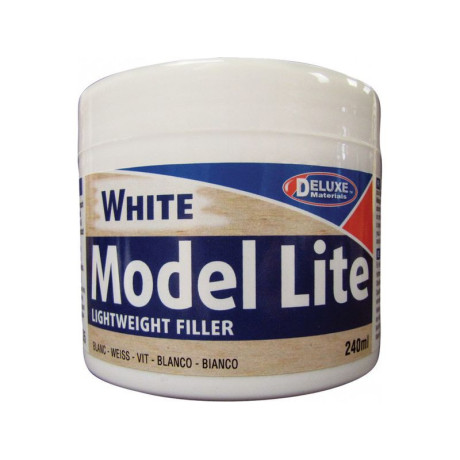 Model Lite White lehký tmel na dřevo bílé barvy 240ml