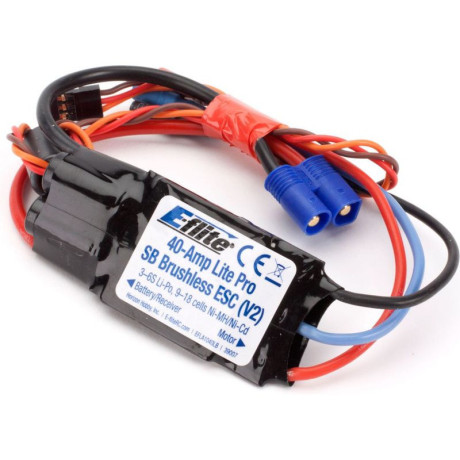 E-Flite 40A střídavý regulátor PRO spínaný BEC