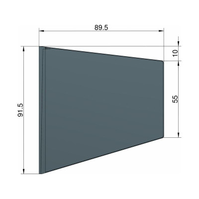 Klima Stabilizátor typ lichoběžník černý