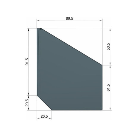 Klima Stabilizátor typ šipka černý