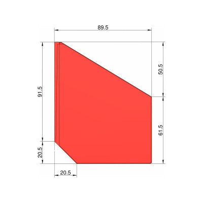 Klima Stabilizátor typ šipka červený