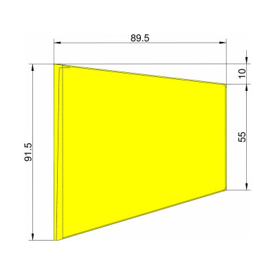 Klima Stabilizátor typ lichoběžník žlutý