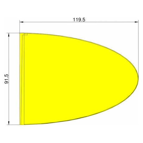 Klima Stabilizátor typ elipsa žlutý