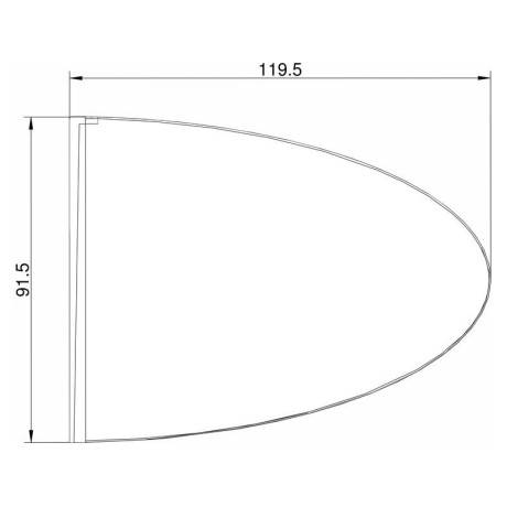 Klima Stabilizátor typ elipsa bílý