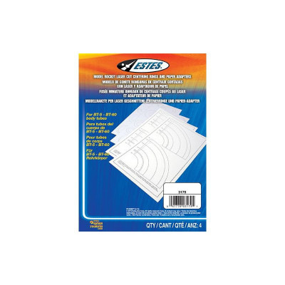 Estes - Šablona papírová na kroužky, adaptéry (4)