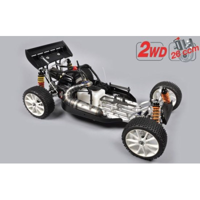 FG Leopard 2020 Competition Buggy, 2WD, čirá karoserie + centrální hydr. brzda