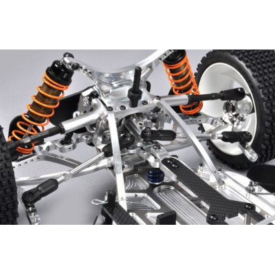 FG Leopard 2020 Competition Buggy, 2WD, čirá karoserie + centrální hydr. brzda