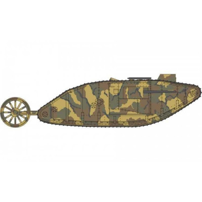 Classic Kit VINTAGE tank A01315V - WWI Male Tank Mk.I (1:76)
