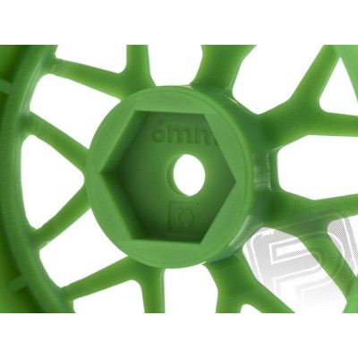 TECH 7 zelené disky 52x26x+6mm OFFSET (2 ks)