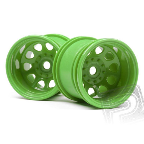 Zelené disky pro truggy (2 ks)