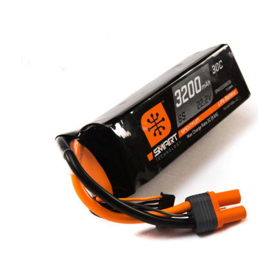 Spektrum Smart LiPo 3200mah 6S 22.2V 30C IC5