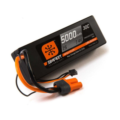 Spektrum Smart LiPo Car 5000mah 2S 7.4V 30C HC IC5