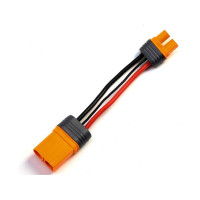 Spektrum átalakító kábel csatlakozókkal, IC5 eszköz - IC3 akkumulátor 10cm 10 AWG. Használható a Spektrum Smart töltővel való töltésre.
