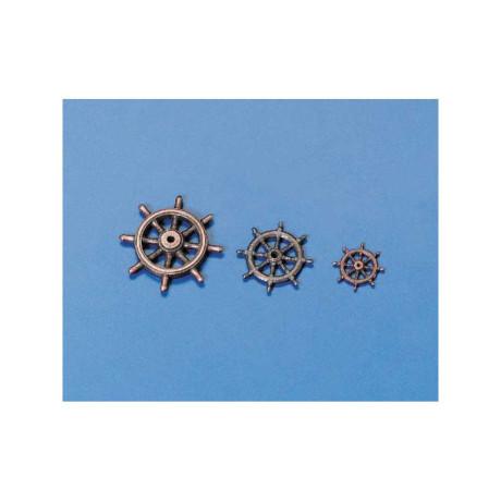 Krick Kolo kormidla leštěný kov 15mm