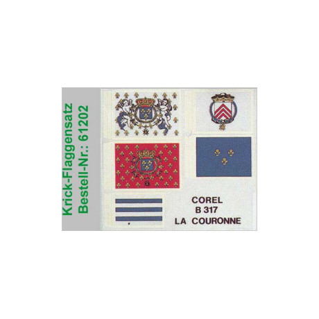 Krick Sada vlajek La Couronne