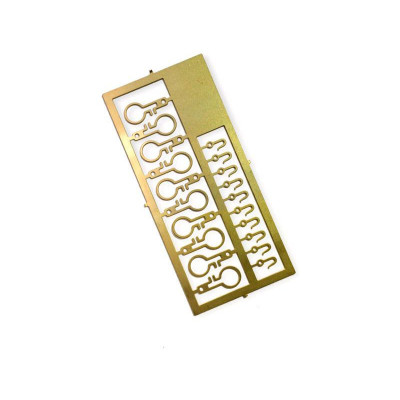 Krick Oko s hákem leptané 5mm (10)