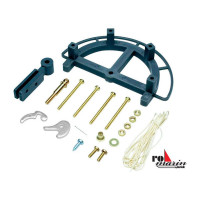 A Romarine univerzális hajó tartozék egy nagyszerű elrendezési tartozék a modellhajójához. Vontatási készlet funkcionális kampóval. A készlet tartalmazza a vontatószerkezet összeszereléséhez szükséges összes alkatrészt. Szélesség 77 mm, hosszúság 50 mm, magasság 30 mm.