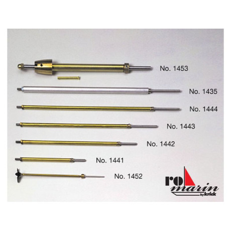 ROMARIN Lodní hřídel M4x260mm + trubka 195mm