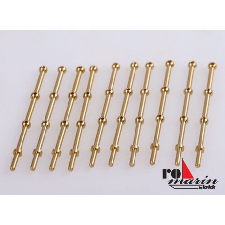 ROMARIN Stojka zábradlí 3-příčky 34mm (10)