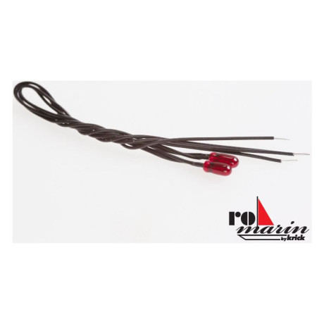 ROMARIN Lampa červená 6V/50mA pr. 2.3mm (2)