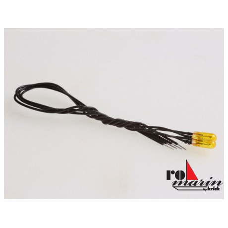 ROMARIN Lampa žlutá 6V/50mA pr. 2.3mm (2)