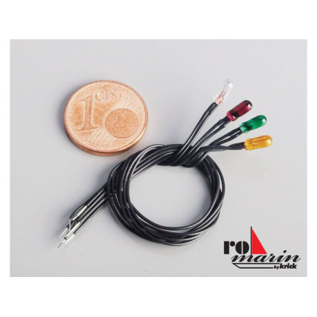 ROMARIN Lampa žlutá 6V/50mA pr. 2.3mm (50)