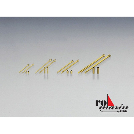 ROMARIN Očko s trubičkou mosaz 2.5/1.5x25mm (10)