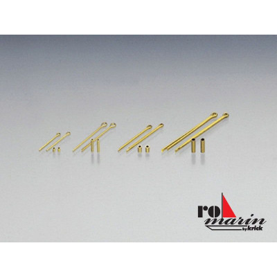 ROMARIN Očko s trubičkou mosaz 2.5/2.0x40mm (10)