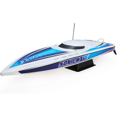 Proboat Sonicwake 36" Self-Right Deep-V BL RTR bílý