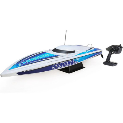Proboat Sonicwake 36" Self-Right Deep-V BL RTR bílý