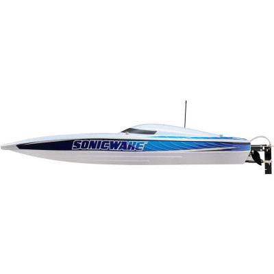 Proboat Sonicwake 36" Self-Right Deep-V BL RTR bílý